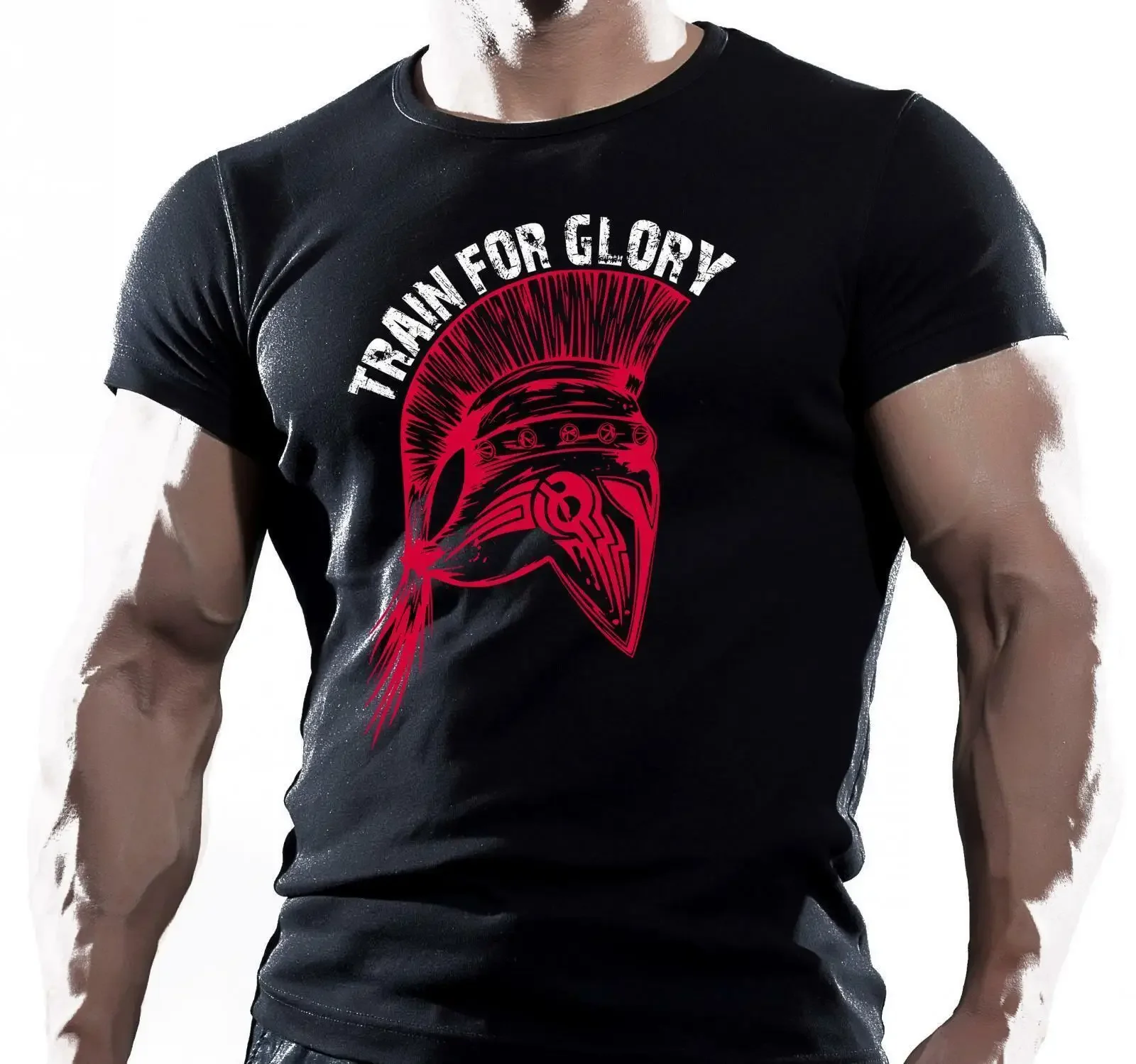 

Spartan Warrior MMA Gym Bodybuilding Training T-Shirt 100% Cotton O-Neck Summer Short Sleeve Casual Mens T-shirt Size S-3XL