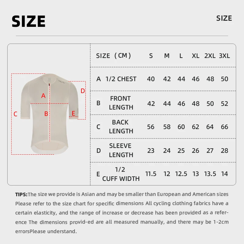 YKYWBIKE 2026 Sommer Herren Radtrikot Kragenlos Kurzarm Cool-Touch Rutschfest Schnelltrocknend Atmungsaktiv Rennrad MTB Oberteil – Detail 5