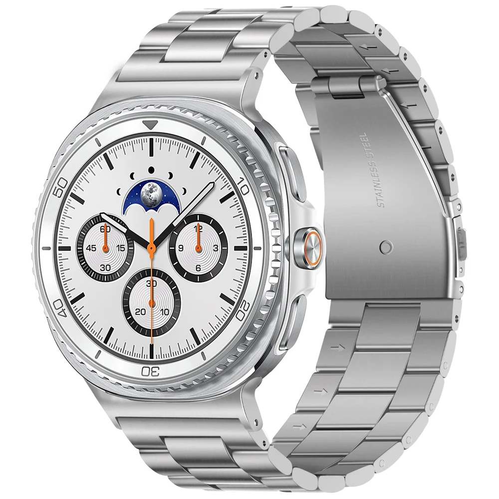 Stainless Steel Band for Samsung Galaxy Watch 8 40 44MM/Ultra 2/Classic Premium Metal Strap Samsung Galaxy Wristband Accessories