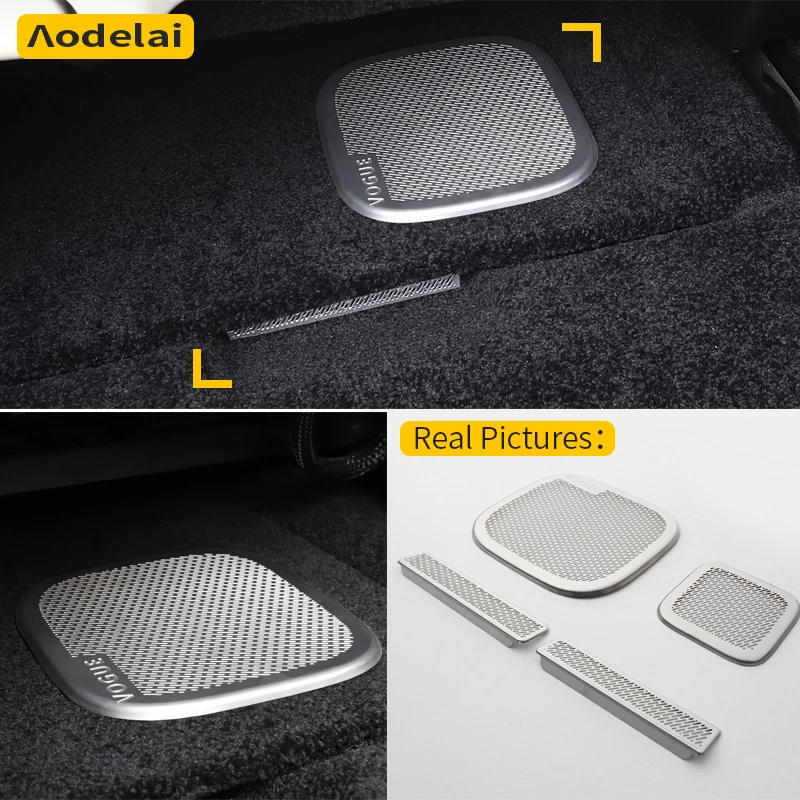 

4 шт. для Land Rover Range Rover Vogue L460 2023-2025 под сиденьем, защитный чехол для вентиляционного отверстия, автомобильные аксессуары