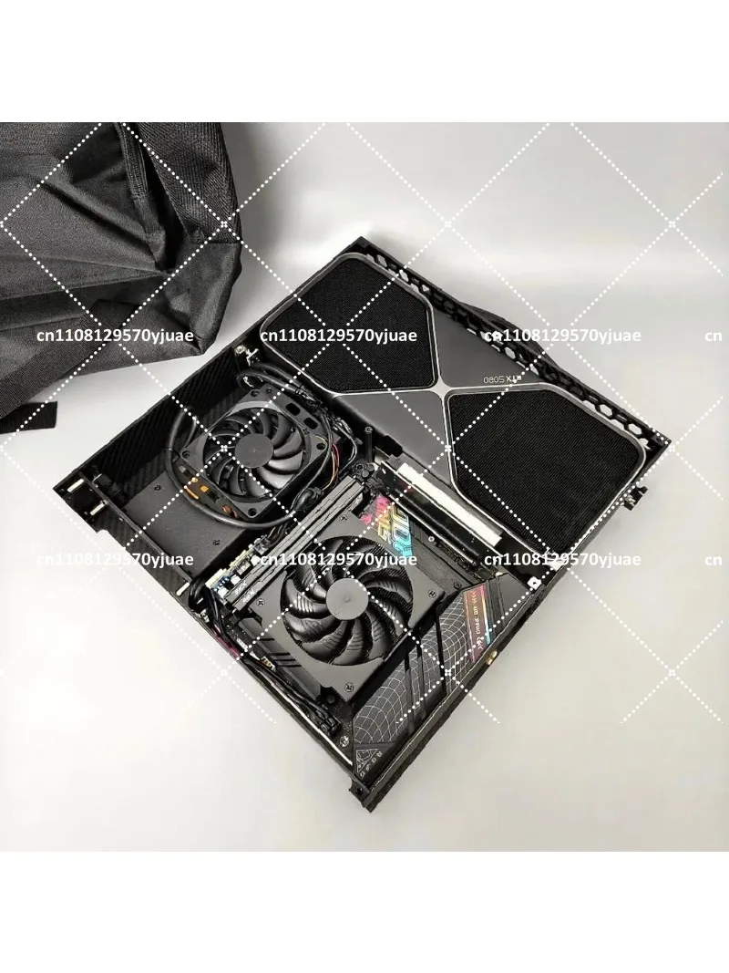 S35 Chassis 4L Portable Mini ITX Small Form Factor PC Case, Supports Dual-Fan Graphics Cards