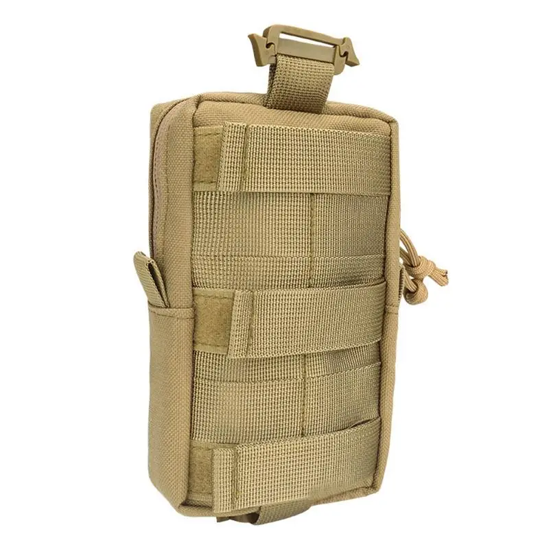 Molle Organizer Bag, Hiking Waist Pouches, Outdoor Tools Storage Bag, Camping Cellphone Bag, Nylon Zipper Pockets For Backpack