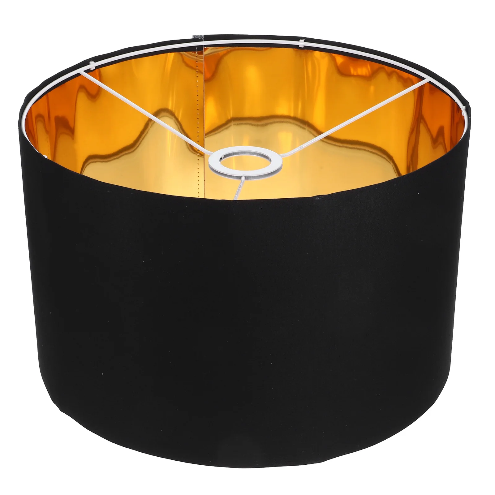 

Indoor Hanging Light Fixtures Chandelier Shade Black Chic Cloth Lampshade