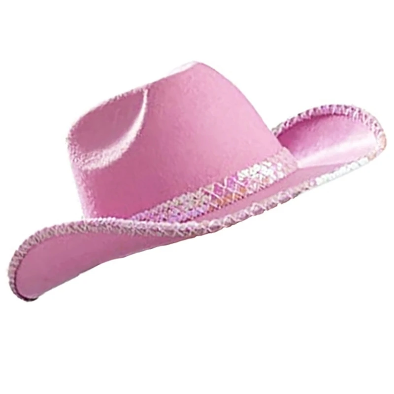 Cowboy Hat Women Party Accessories Cowgirl Hat Cowboy Hat for Adults Wild  Costume Carnival Theme Party Decoration