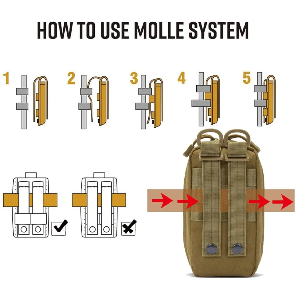 IFAK-Tactical Survival First Aid Kit, Molle Bolsa, portátil, emergência, resgate, ao ar livre, camping, caminhadas, esportes, 10pcs