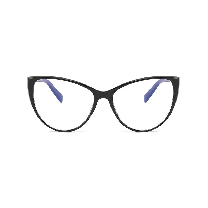 Shonemes Big Cat Eye Glasses Vintage Anti Blue Light Eyeglasses Optical Computer Eyewear Black Tortoise Gray for Women