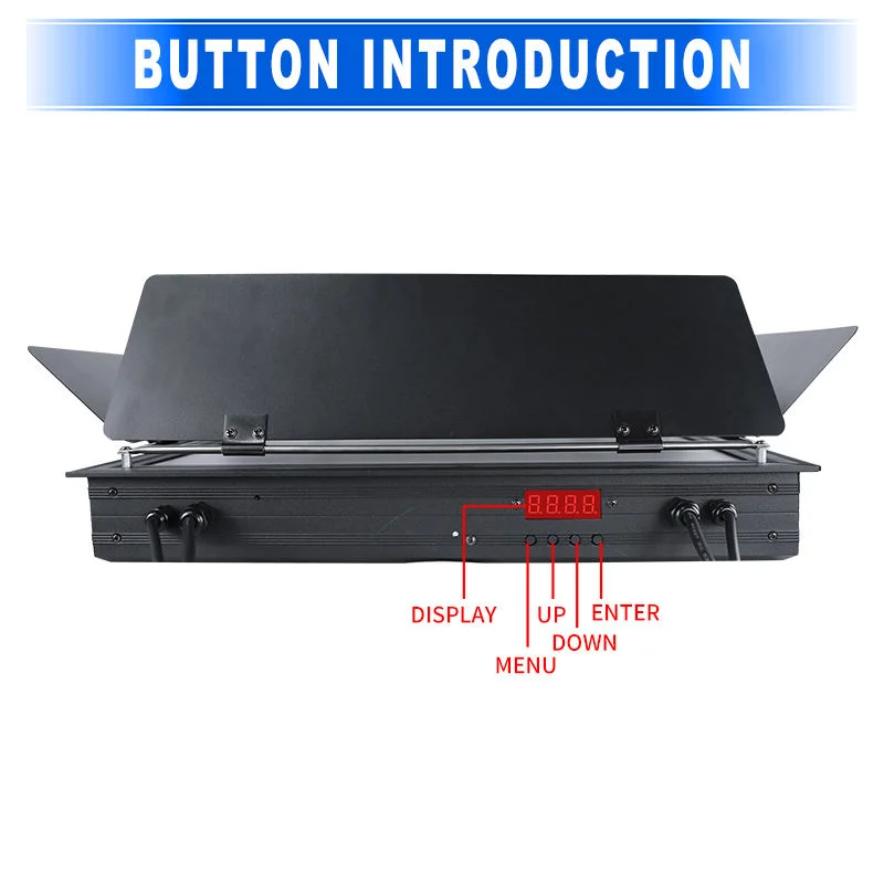 Butoy 200W Professional Audio Video Studio Lighting DMX 512 LED Panel Light for TV Photography Shooting Electric Flat Soft Light