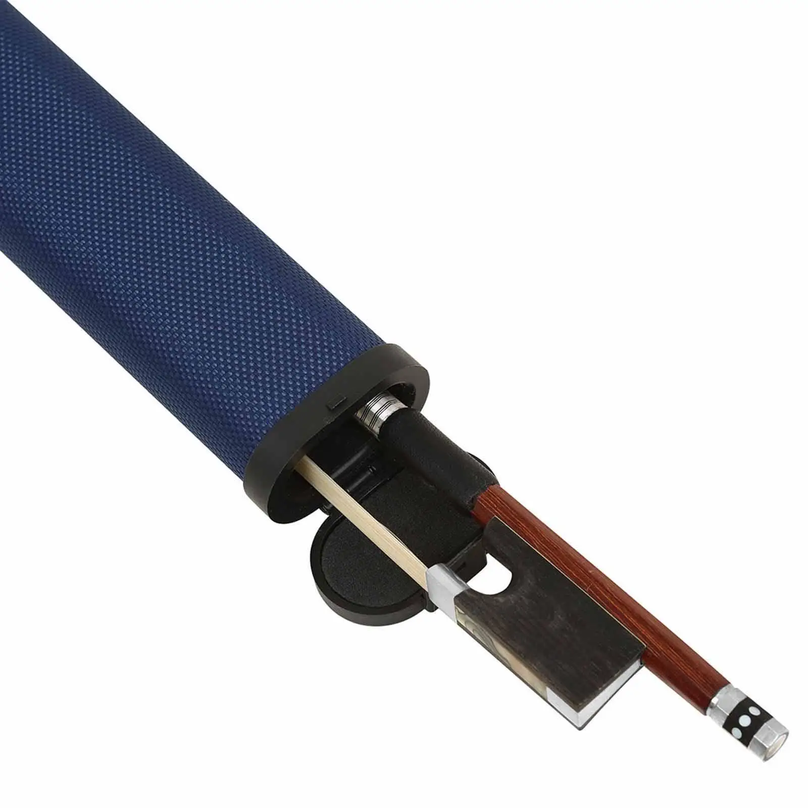 Estuche para Arco de Violín 4/4 de Fibra de Carbono, Contenedor Doble para Almacenamiento de Arcos, Correa Ajustable para Accesorios de Violín, Uso en Escenario y Práctica