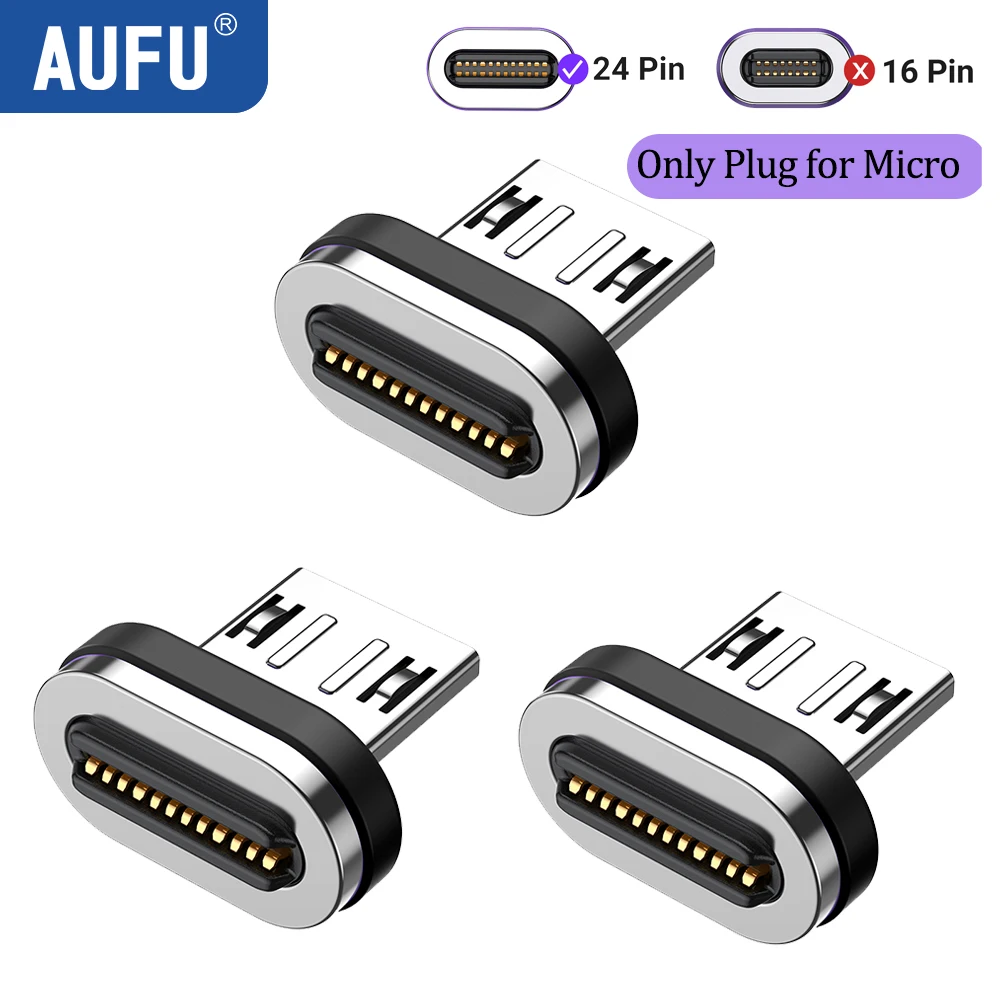 AUFU 240 W magnetischer USB-C-Adapter, schnelles Aufladen, Typ C auf USB-C-USB4-Anschluss, 40 Gbit/s, 8 K60 Hz, für Thunderbolt 4 3 iPhone 16 MacBook