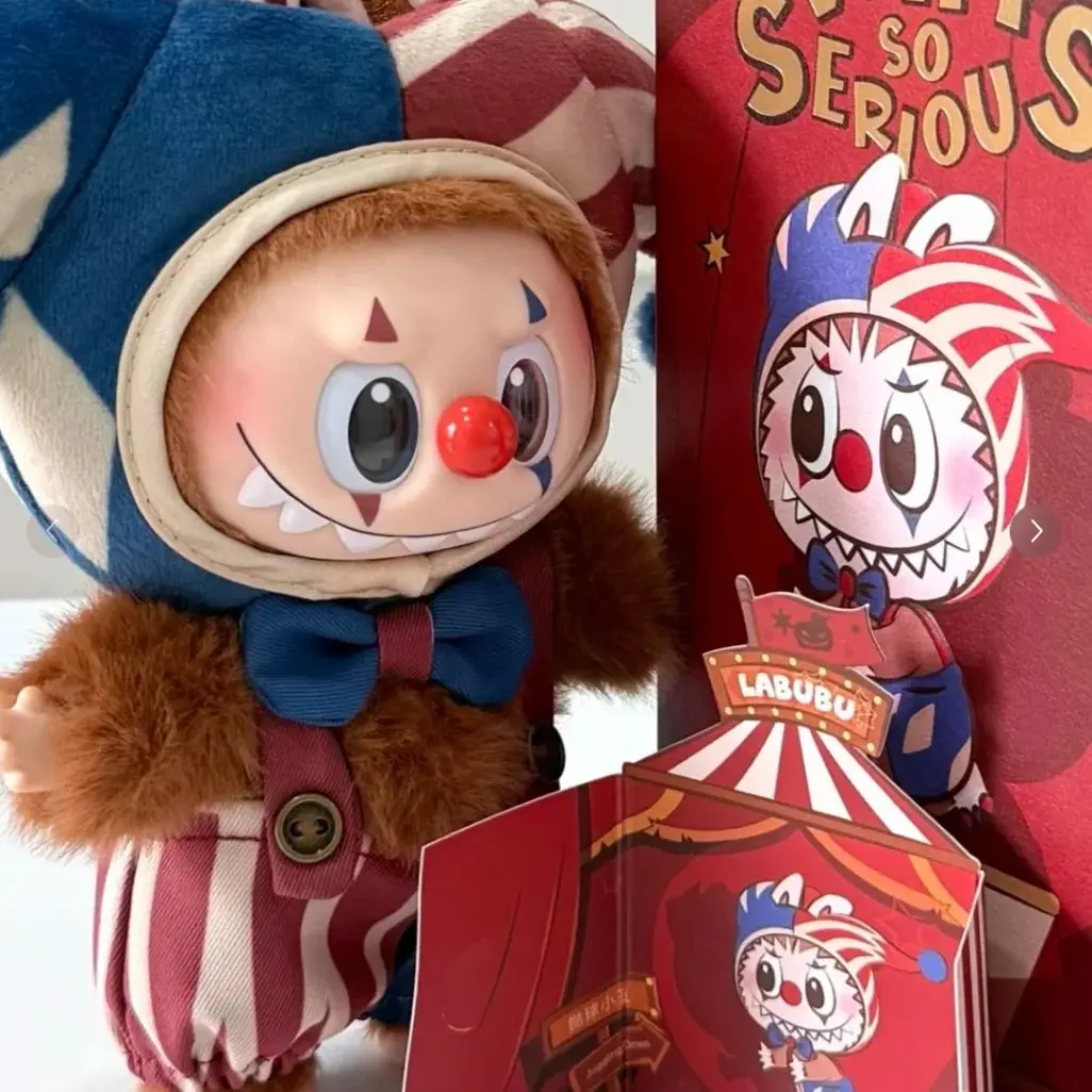 100% أصيلة البوب مارت الوحوش Labubu لماذا سلسلة خطيرة جدا هالوين طبعة صندوق أعمى تحصيل دمية الفينيل هدية الشكل