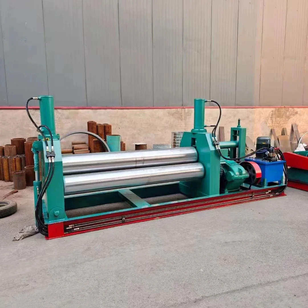 

Hydraulic Three-roller Plate Rolling Machine Metal Plate Bending Rolling Machine
