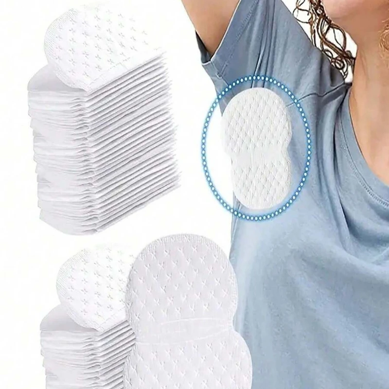 50pcs Underarm Sweat Pads: Disposable, Highly, Breathable, Invisible, Lightweight, And Sweat-Absorbing. Comfortable And Odorless