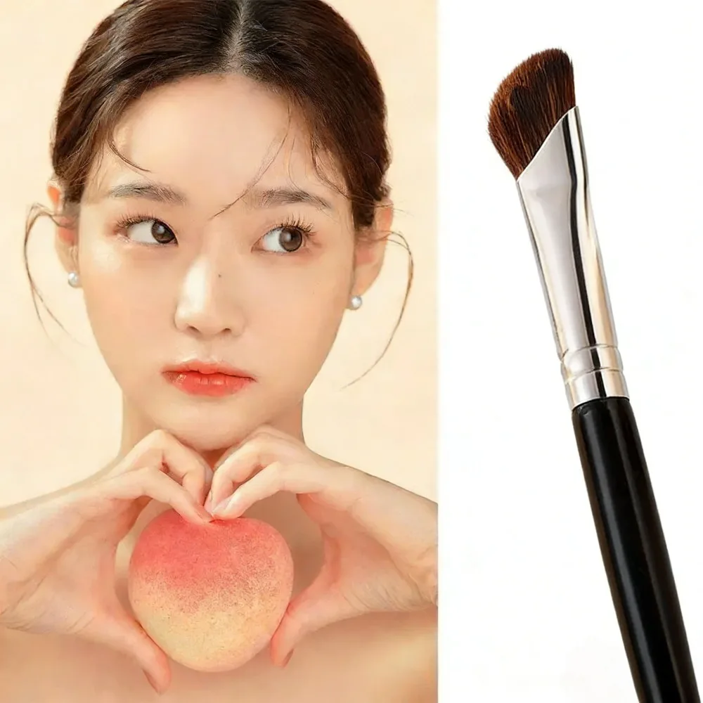 فرشاة ظلال الأنف ثلاثية الأبعاد، فرشاة مكياج ناعمة للرأس وأحمر الخدود، مستحضرات التجميل الكورية، فرشاة مكياج كونتور للوجه لأدوات التجميل النسائية