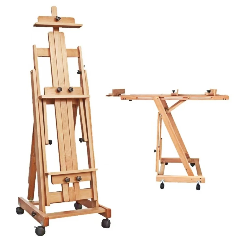 

Multifunction Wood Easel Foldable Caballete De Pintura Sketching Gouache Oil Painting Chevalet Artist Drawer Easel Art Supplies