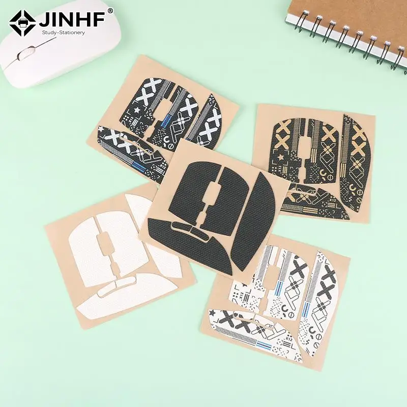 1pc Mouse Grip Tape Skate Handmade Sticker Colored Non Slip Wear-resistant Suck Sweat Protector Sticker For AJazz AJ199 Mouse