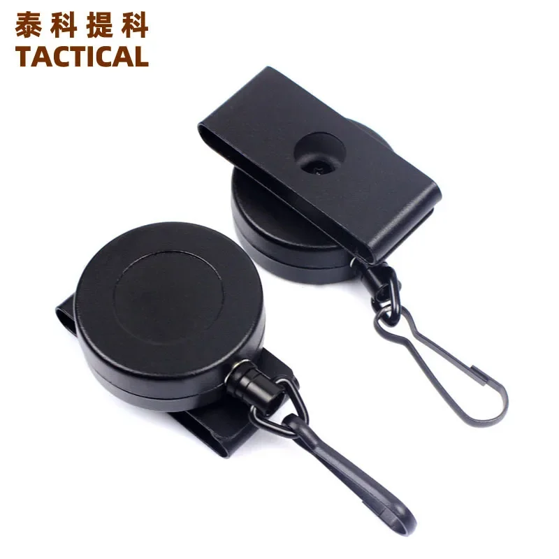 

Hunting Accessories For Unisex 2024 New Reinforced Steel Wire Gun Safety Zinc Alloy Anti-Lost Retractable Belt Clip