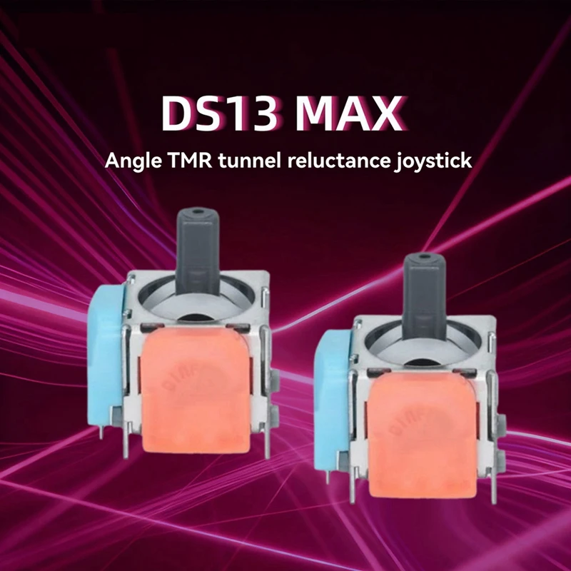 Super Sale DS13-MAX TMR Joystick Kit for PS4 2nd Gen Angle TMR Joystick+Joystick Cap for PS4 Gamepad TMR Electromagnetic Joyst