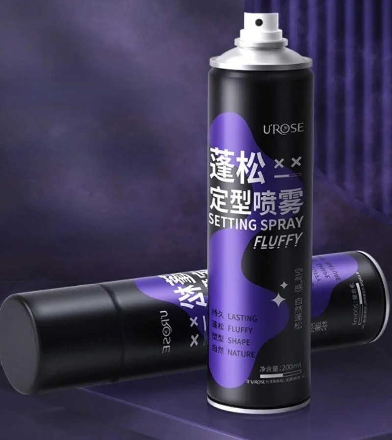 200ml Fluffy Styling Spray Fluffy Volumizing Hairspray Strong Hair Styling Gel Non-greasy Styling Gel Hair Care Accessories