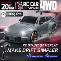 4WD 1:24 Scale Remote Control Drift Car High Speed Mini RC Racing Car Full Function Radio Control Car Toy Gift for Boy Kid Adult