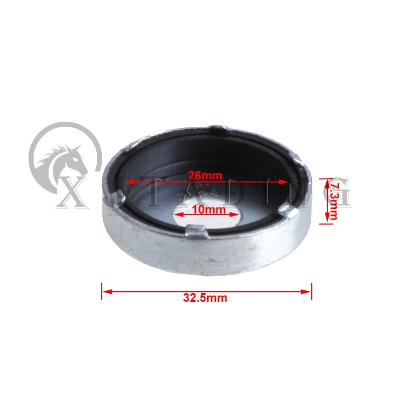 16 Pcs 10mm-25mm Thrust Dust Seal Cap Fit 25mm Swing Arm Suspension Assy for Chinese ATV UTV BUGGY Quad Bike Accessories