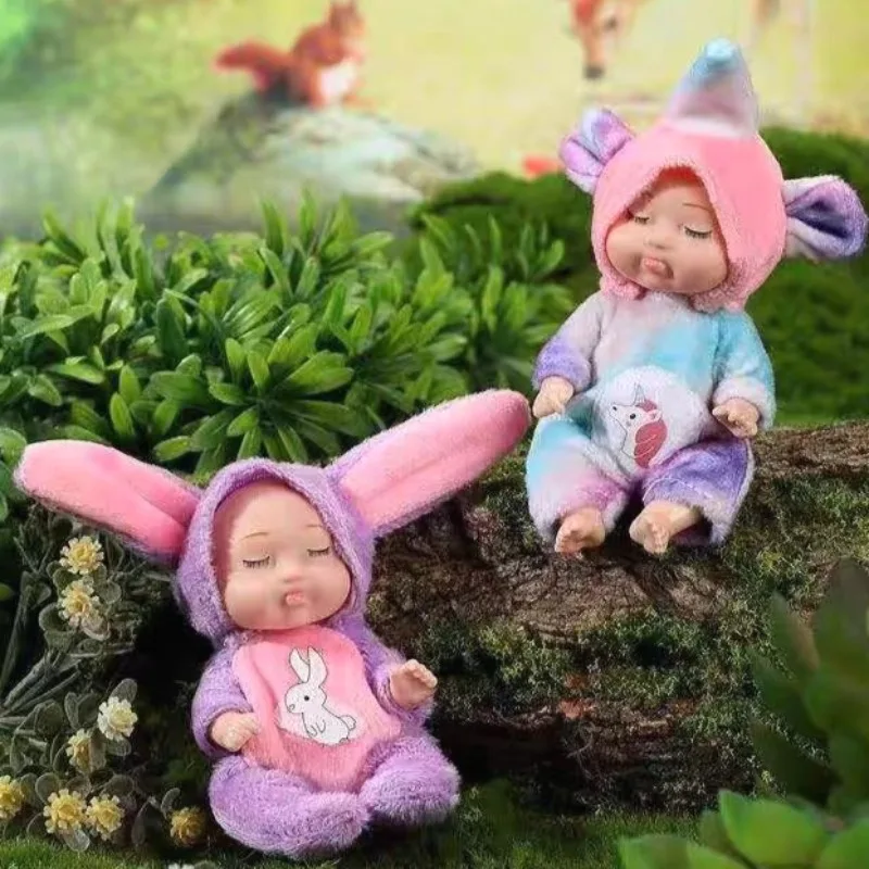 

4.8 Inch Reborn Baby Dolls Toy Lifelike Newborn Sleeping Baby Handmade Real Life Dolls with Soft Weighted Cloth Birthday Gift