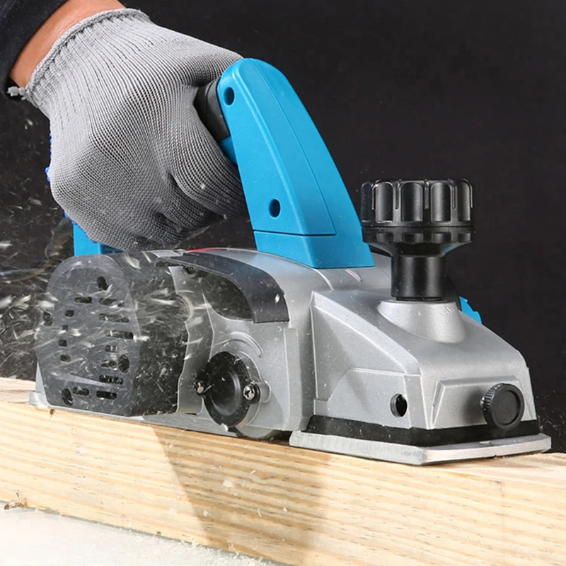 Industrial & DIY Grade Handheld Electric Planer Multifunctional Small Household Planer with Inverted Feature for Woodworking