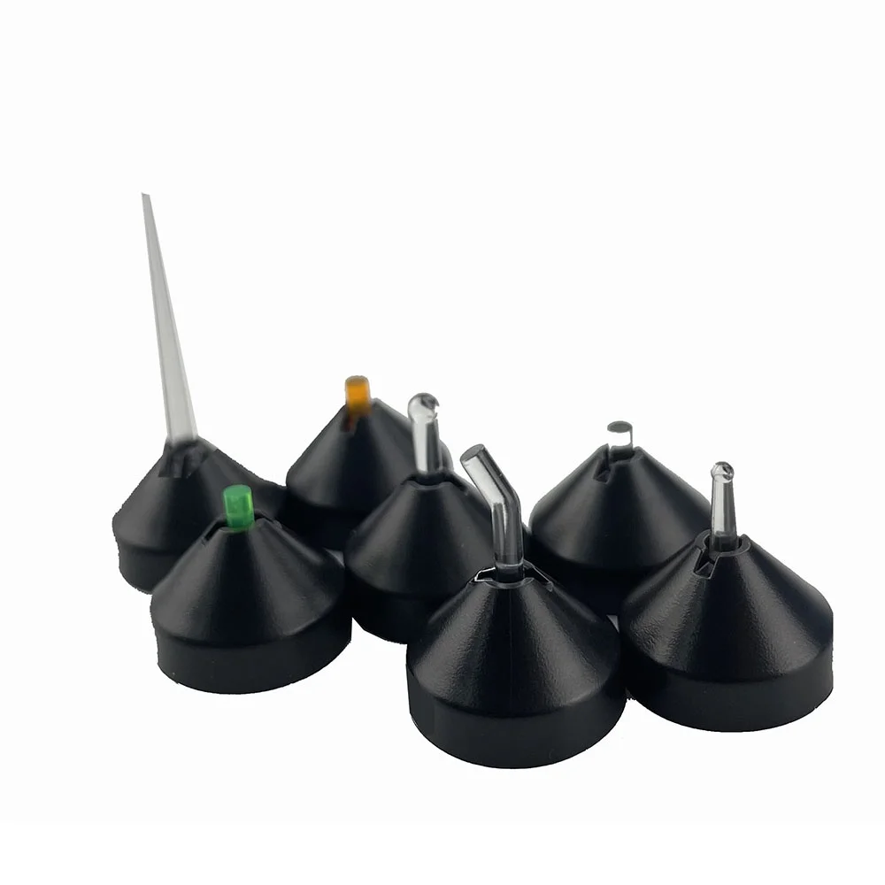 7Pcs/Set Dental Pointcure Lens Endoguide Lente Translúcida Suprimentos Para Laboratório