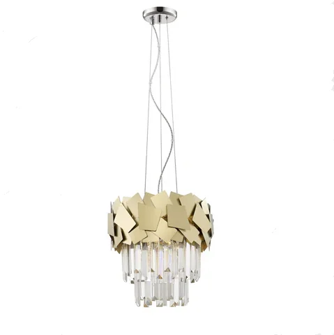 Crystal Pendant Chandelier Light with 4 Pcs 40W  E14 BULB Candle Light