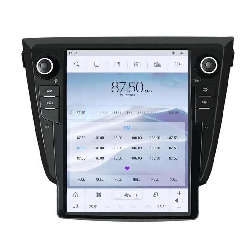 Autoradio Tesla Style 11 per Nissan X-Trail Qashqai 2014-2019 Lettore multimediale per auto Wireless Carplay 4G