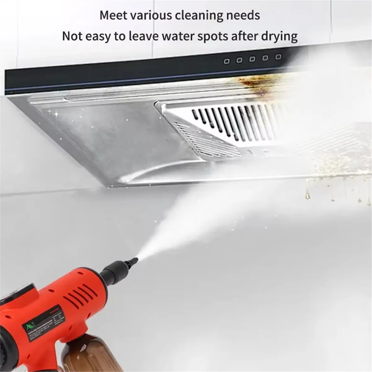 Top 1200W Handheld Steam Cleaner High-Pressure and High-Temperature Household Air Conditioner Kitchen Hood Washer UK Plug