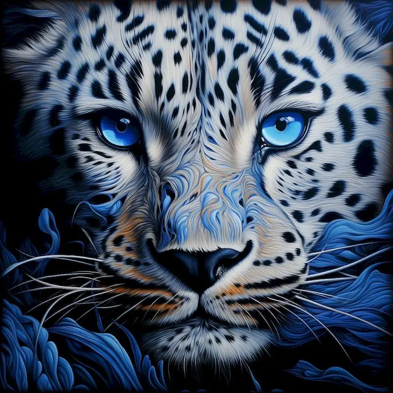 

CHENISTORY 5D Diamond Painting Animal Full Round Diamond Mosaic Picture DIY Diamond Embroidery Mosaic Cat Home Decoration Gift