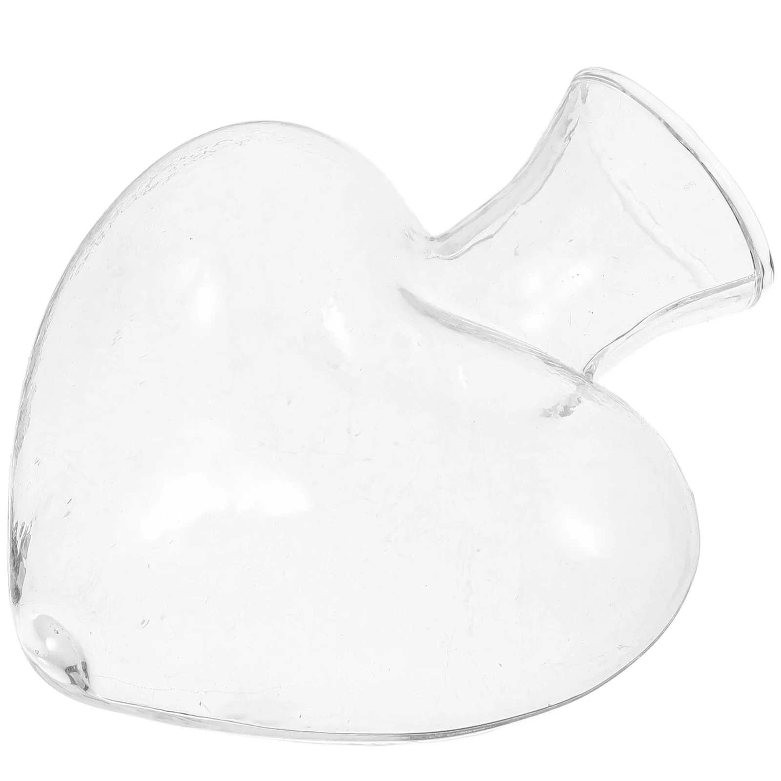 

Heart Shape Hydroponic Flower Vase Transparent Glass Plant Planter Decorative Flower Arrangement Container Glass Plant Bottle