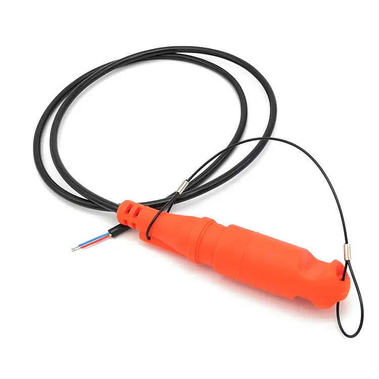 Conector macho KCK Push Fit com cabo líder para geófono terrestre conector macho KCK