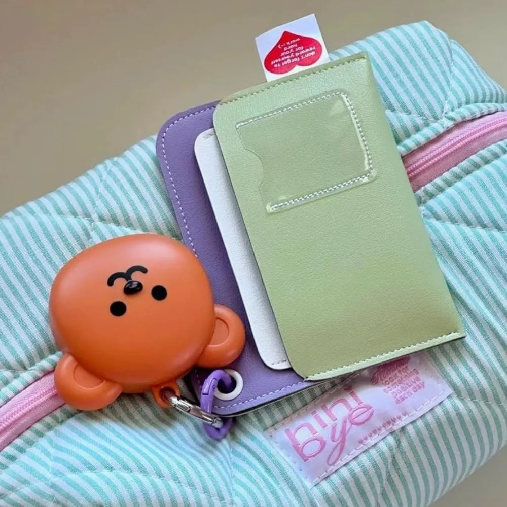 แฟชั่น PU หนังน้ําหนักเบา Ultra-thin Passport Protector Candy สี Multi-ผู้ถือบัตรกระเป๋าผู้หญิงผู้ชาย