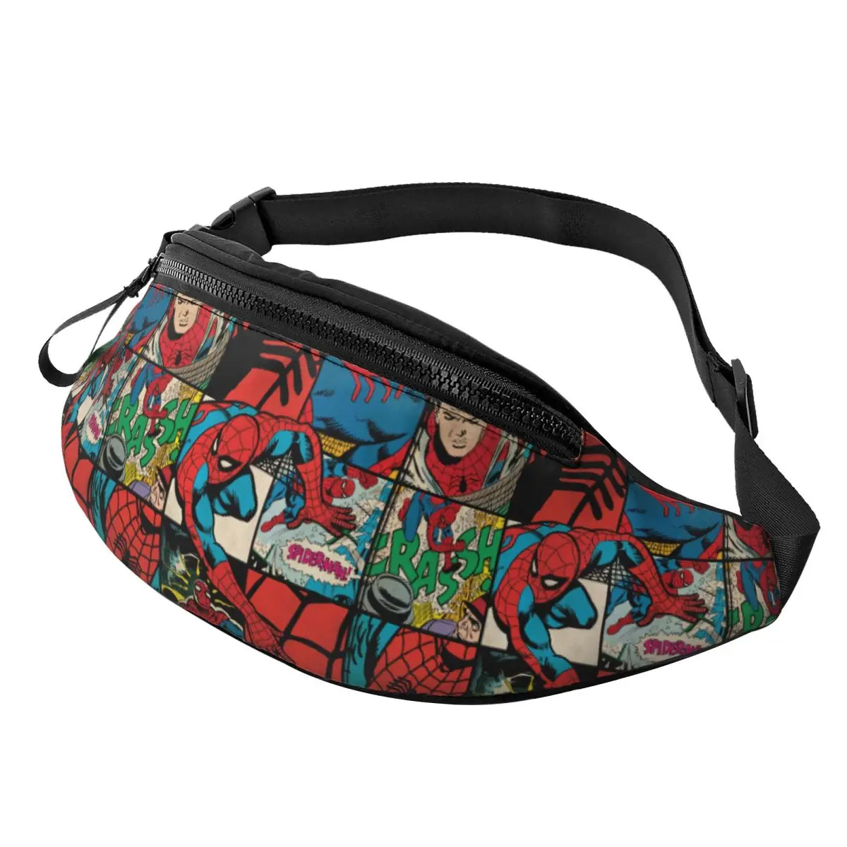 

Spider-Man Comic Crossbody Sling Bags Cool Chest Bag Shoulder Backpack Daypack for Hiking Travel Cycling Satchel