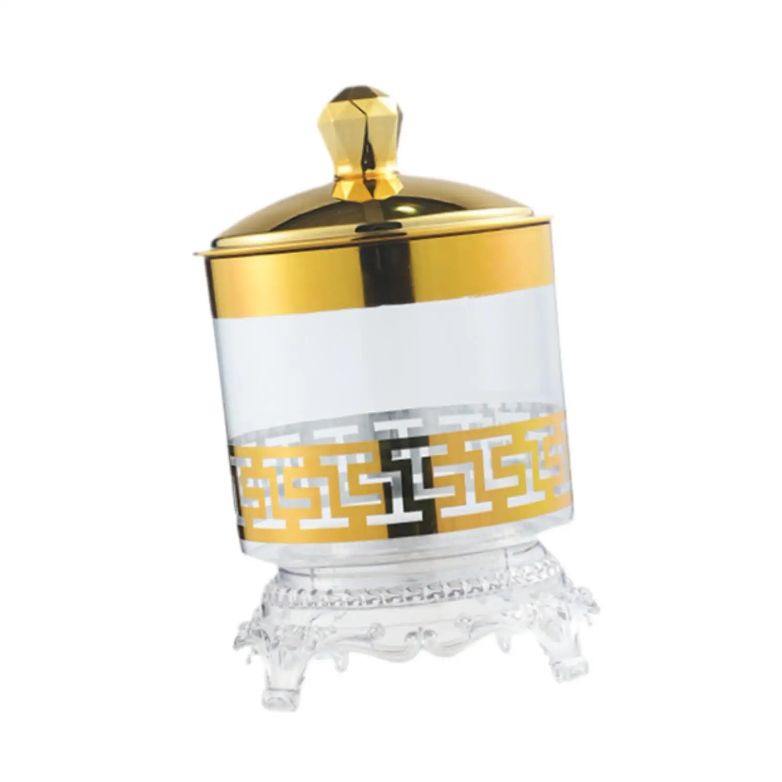

Candy Jar with Lid Candy Bin Bottle Transparent Clear Cookie
