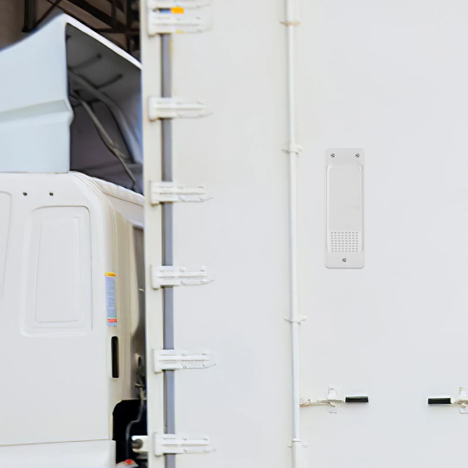 4 قطعة حاوية بلاستيكية التهوية تنفيس يغطي لحاويات الشحن شاحنة تنفيس العادم التهوية مقاوم للماء فتحات الهواء عدة #3