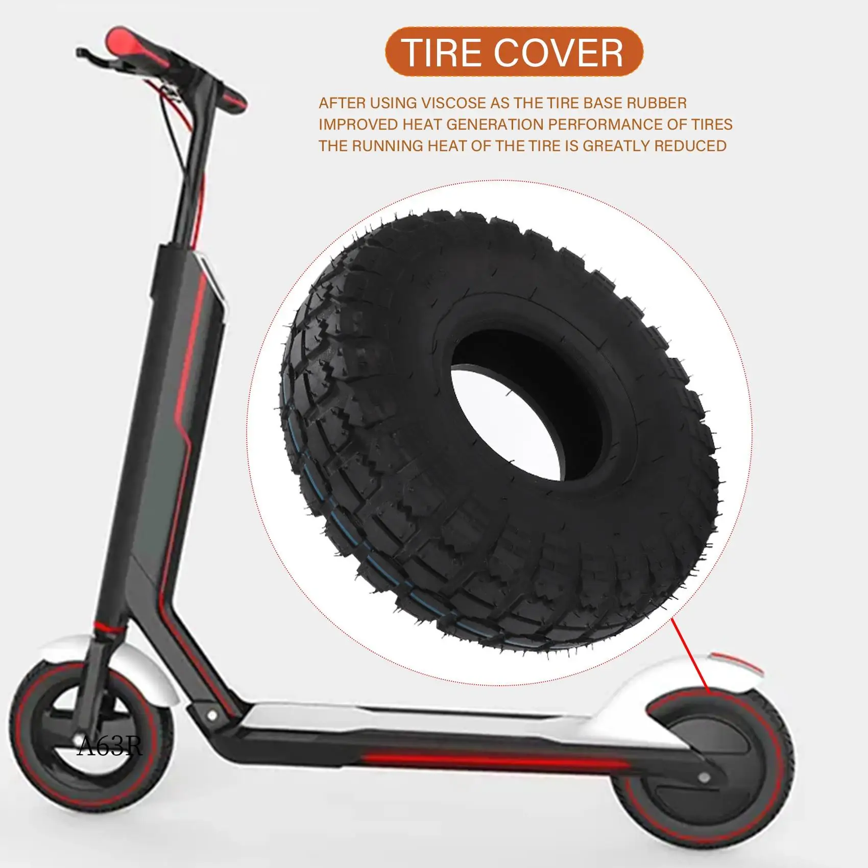 

AR-4.10/3.50-4 410/350-4 ATV Quad Go Kart 47Cc 49Cc Chunky 4.10-4 Tire Inner Tube Fit All Models 3.50-4 4 Inch Tire