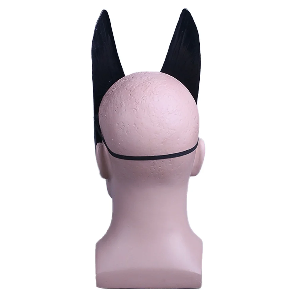 Anubis Cosplay Fantasy PVC Maske Horror ägyptische Götter Rollenspiel Fantasia Requisiten Maskerade Kopf bedeckung erwachsene Männer Kostüm Zubehör