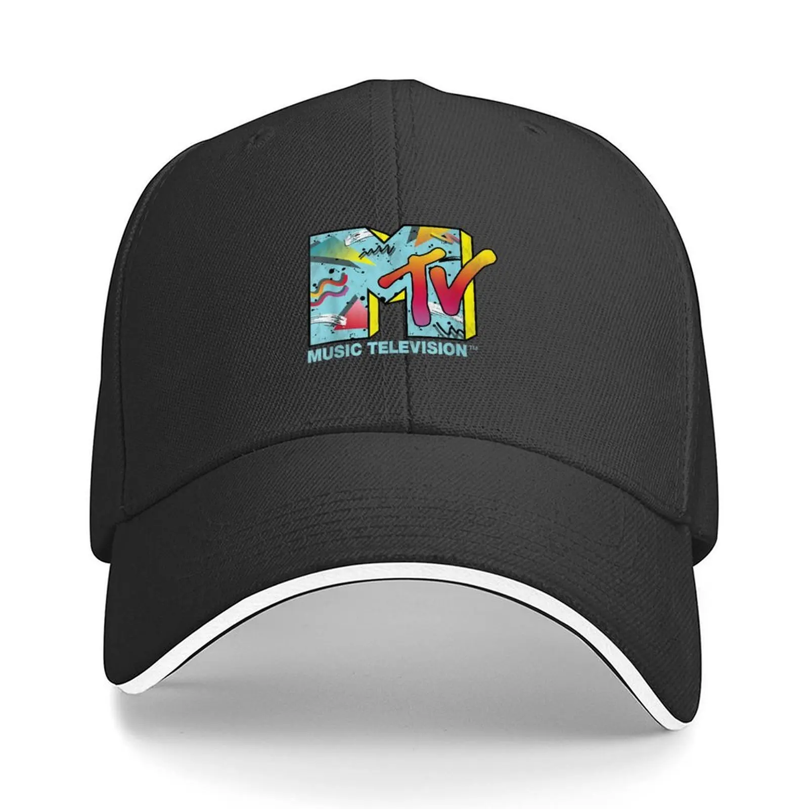 

Classic MTV Logo 80s Style Baseball Cap Golf Hat Hat Man For The Sun Luxury Brand fishing hat Women's Beach Outlet 2025 Men's