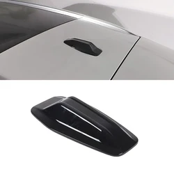 ABS Carbon Fiber Pattern Sticker Car Shark Fin Antenna Cover Trim For BMW 4 Series G26 2022+ 7 Series 2023+