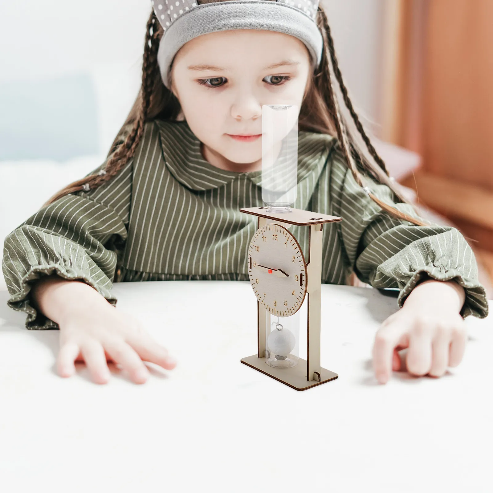 

1Set DIY Educational Water Clock Science Kit for Kids Learning Time Teaching Classroom Homeschool Science Learning Experiment