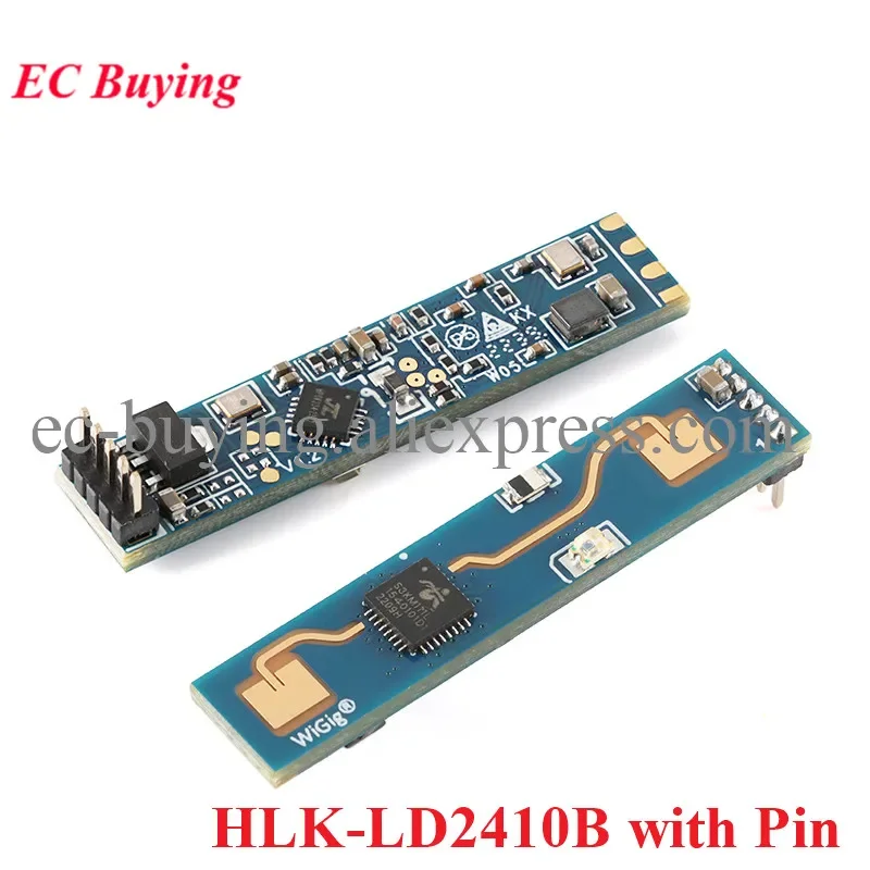 HLK-LD2410B Test Kit LD2410 FMCW 24G Smart Human Presence Status Sensing Radar Heartbeat Detection Sensor Module High Sensitivit
