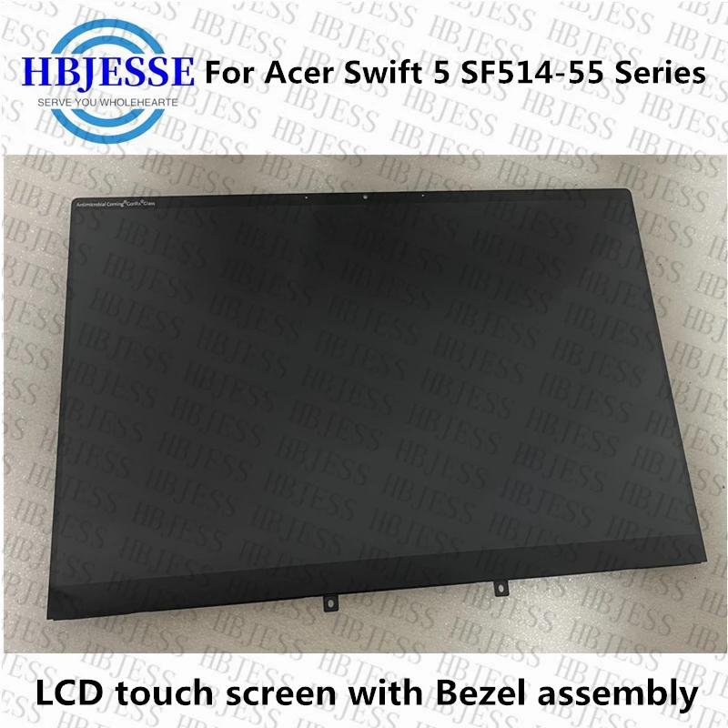 14.0'' 1920X1080 FHD 30 Pins LCD Screen Display Touch Digitizer Panel Matrix Assembly For Acer Swift5 SF514-55T SF514-55 Series