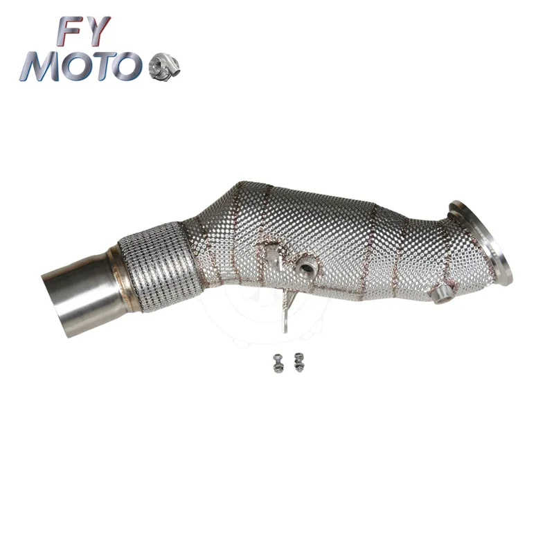 Catted Downpipe for B48 F32 F33 F36 420i 430i 430ix 2.0T 2017+ with heat shield