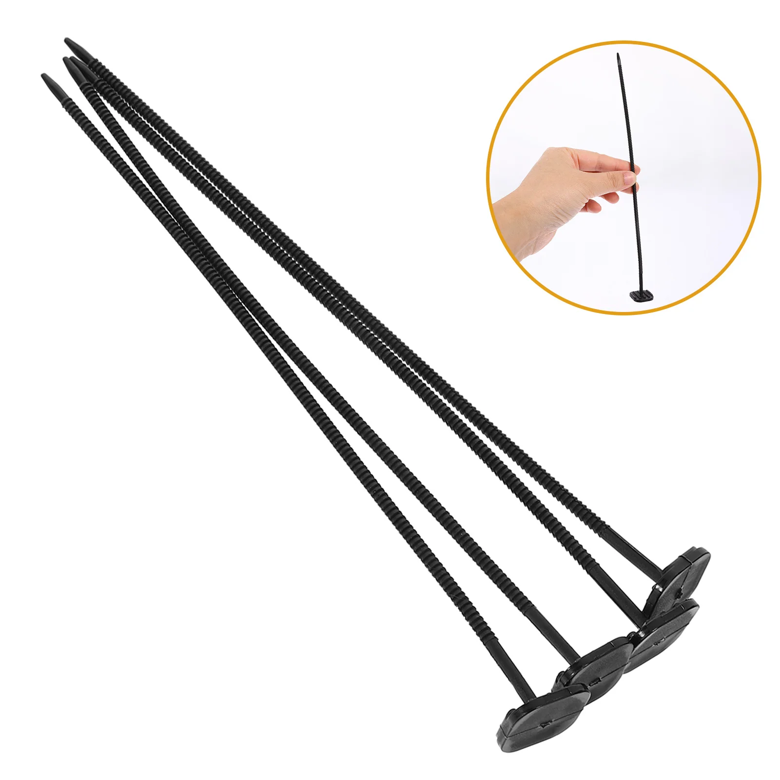 

1Set Radiator Cooling Fan Mounting Kit Ties Buckles Easy Installation Durable Universal Fit Cooling Fan Mounting