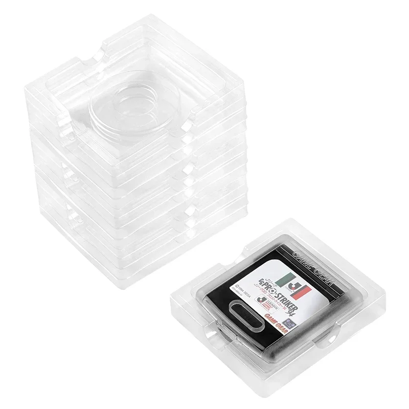 

500pcs Clear Plastic Replacement Cartridge box Insert Inner Inlay Tray Display Box Case for Sega Game Gear Game Box JP Version