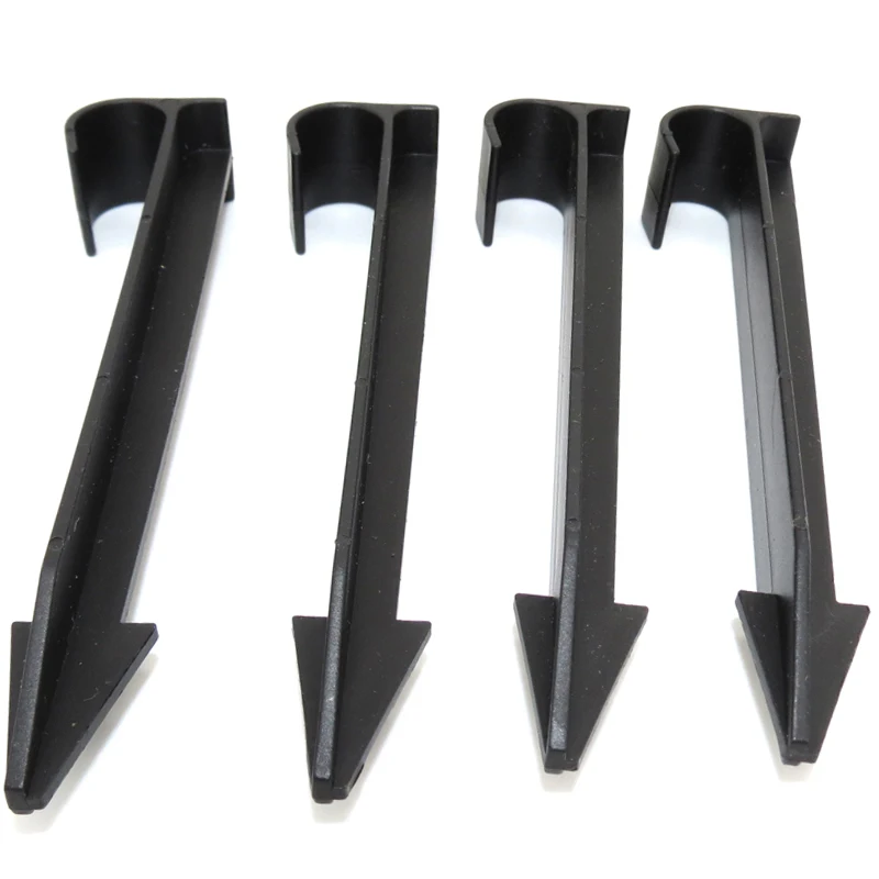 ABVC 50Pcs Dn20 Hold Down Ground Stakes For Irrigation Ldpe Hose Compatible Holding Down Securing Mini Irrigation Fittings