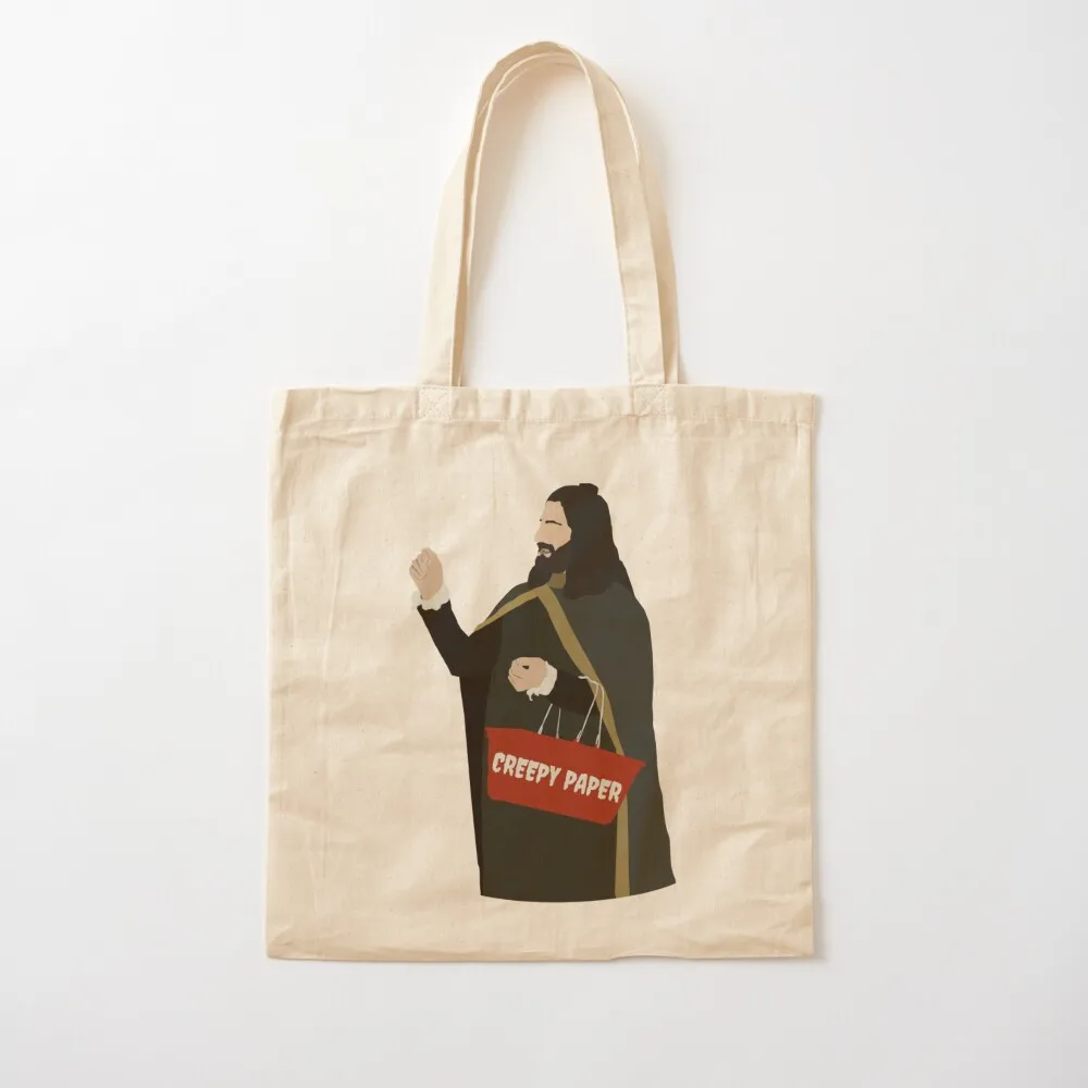 Creepy Paper - Nandor - What We Do In the Shadows Digital Art Tote Bag tote bag men shopper bag women Canvas Tote