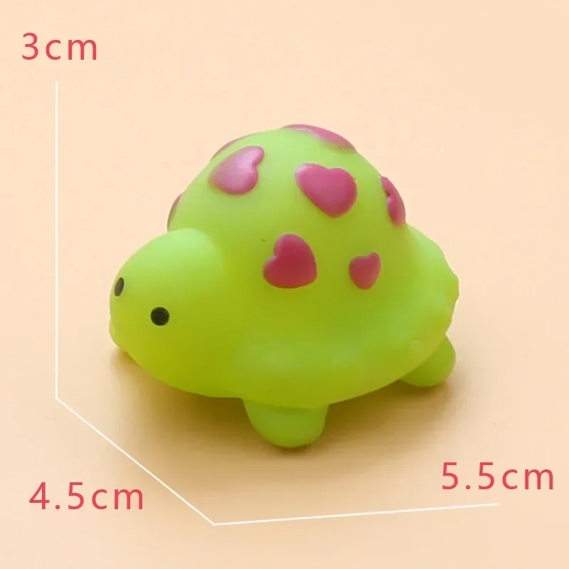 Cute Animals Bath Toy Colorful Soft Rubber Float Squeeze Sound Swimming Water Toy For Baby Bath Play Animals Toys